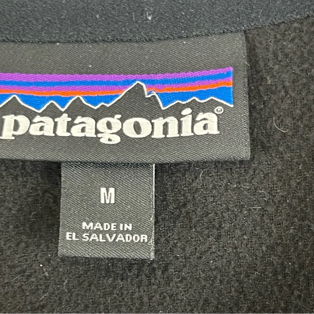 Patagonia Women’s Black Quarter Zip Fleece Pullover Size M - Picture 6 of 9